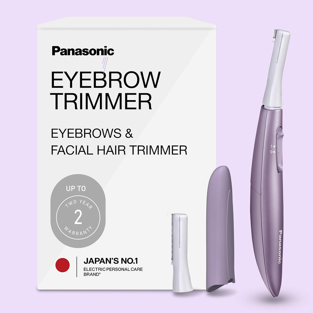Panasonic Cortadora de cejas y vello facial para mujer, afeitadora...