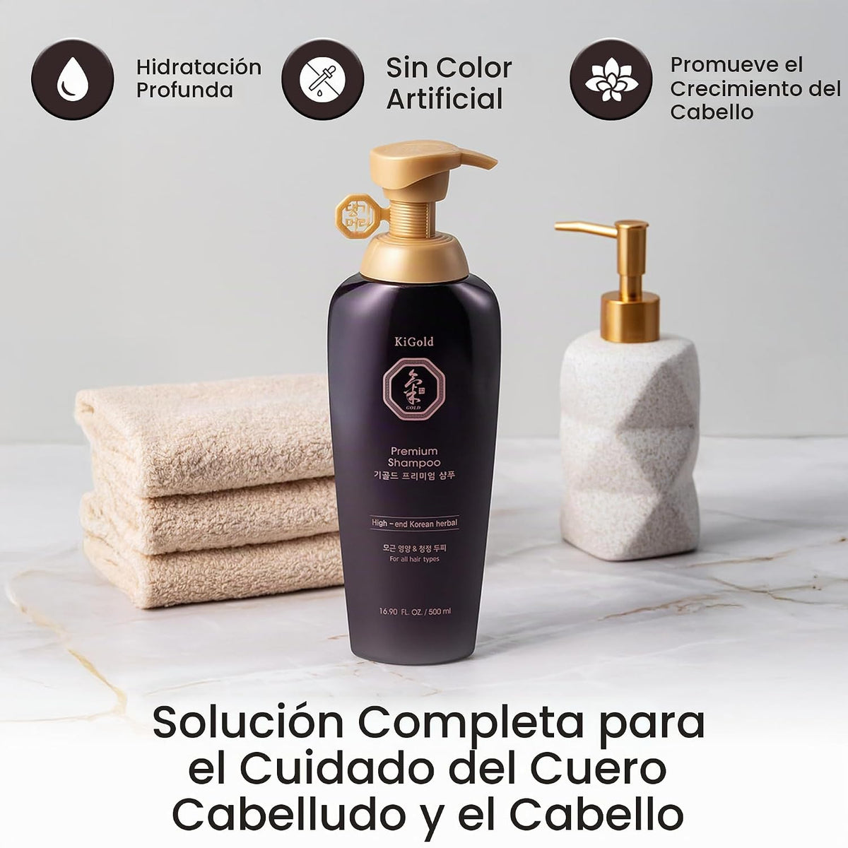 Champú de calidad prémium Doori Daeng Gi Meo Ri Ki para la caída de...