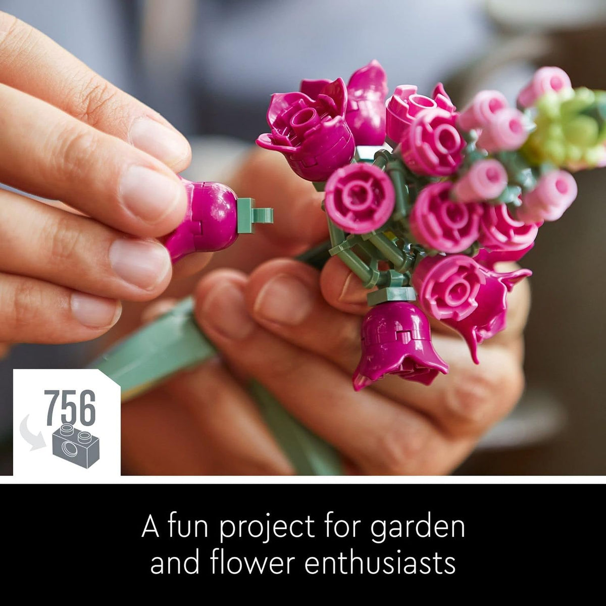 LEGO Botanicals Juego de Construcción Ramo de Flores - Flores Artif...
