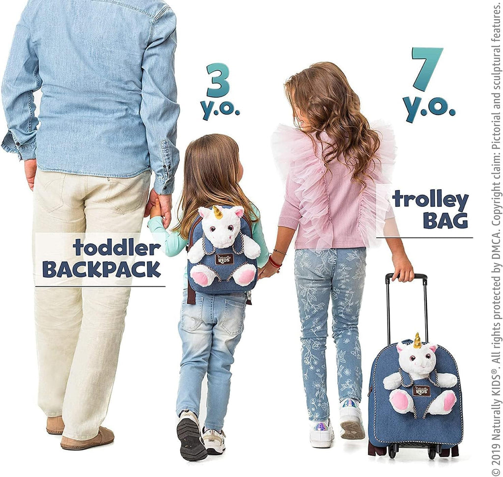 Naturally KIDS Maleta para niños pequeños con. Juguete de peluche c...