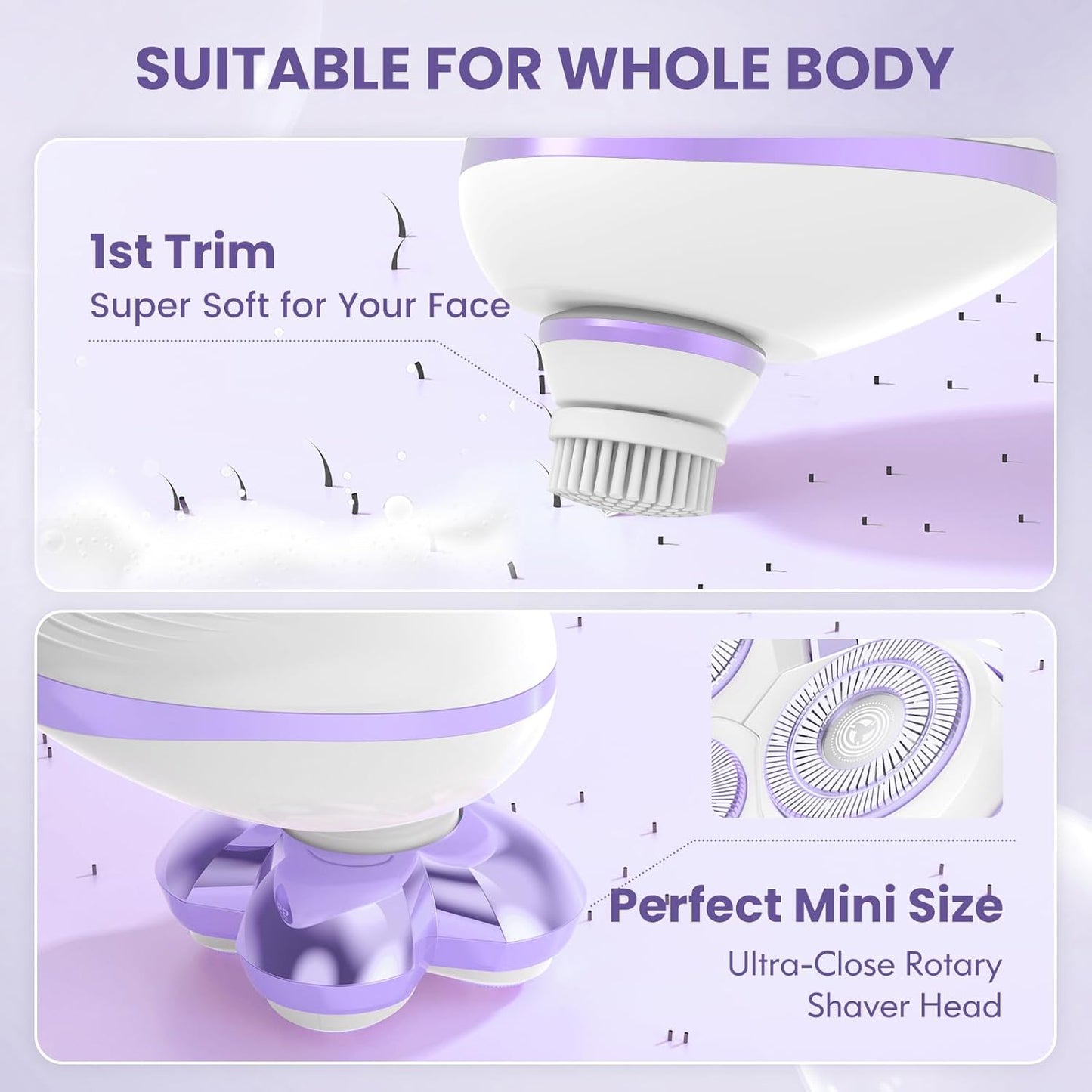 Electric Razors for Women - Upgraded Electric Shaver for Women with...