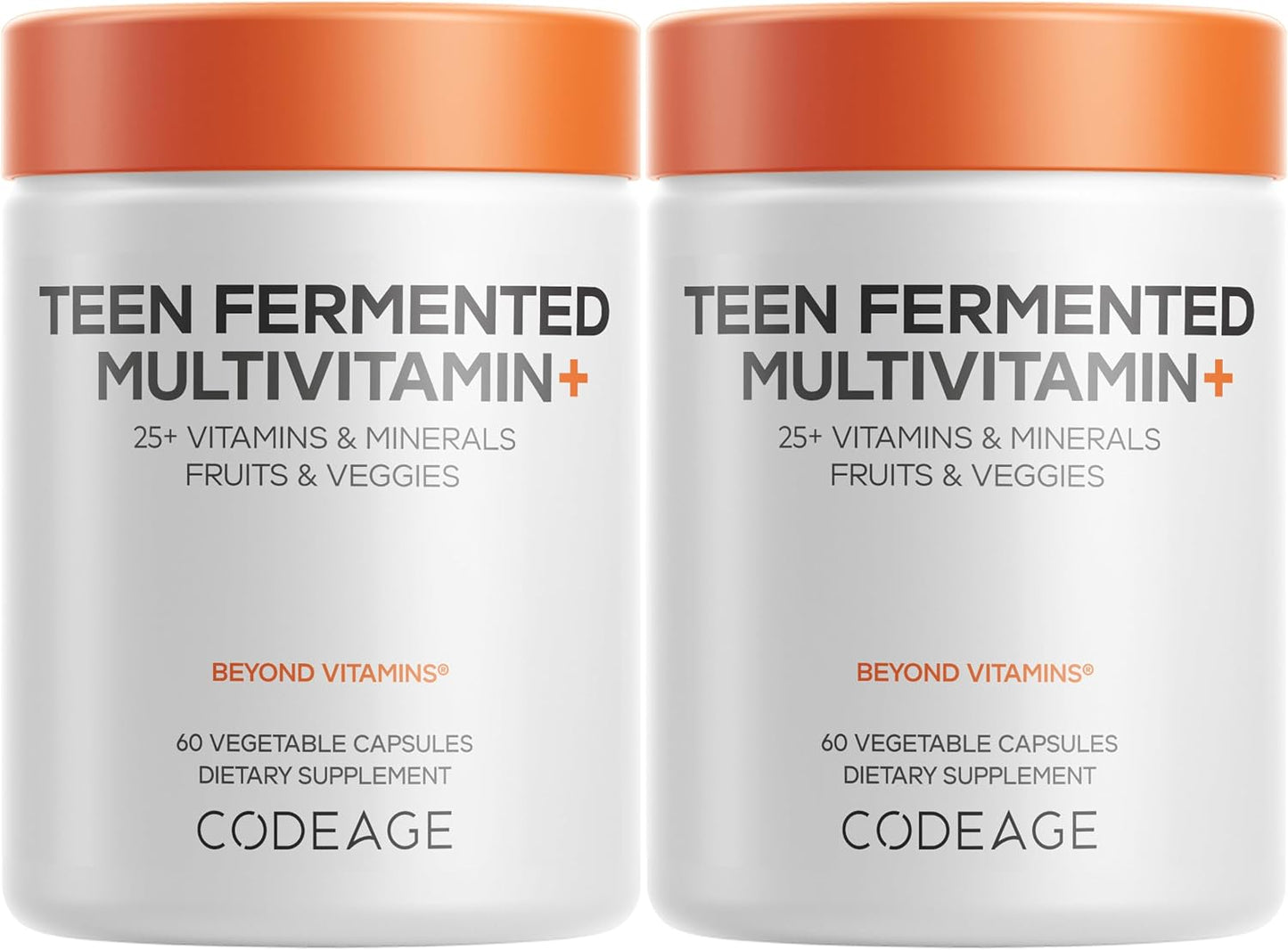 Codeage Daily Teen Multivitamínico \u2013 Alimentos integrales orgá...