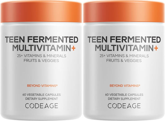 Codeage Daily Teen Multivitamínico \u2013 Alimentos integrales orgá...
