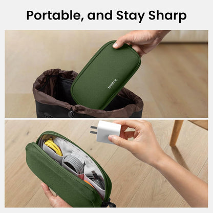 tomtoc Organizador de Electrónicos Estuche de Viaje, Bolsa de Viaje...