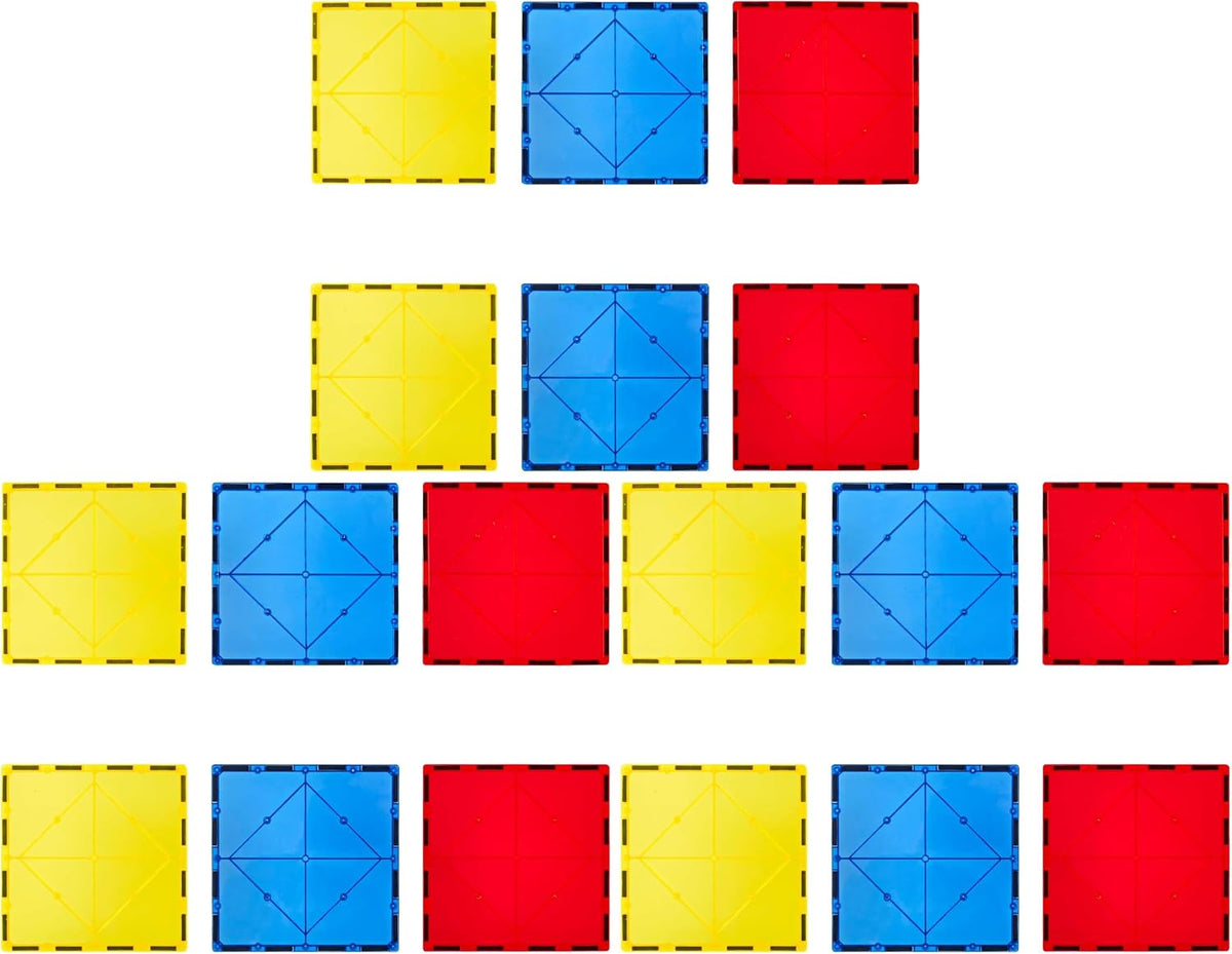 Gemmicc 6 piezas de azulejos magnéticos grandes, placas base magnét...