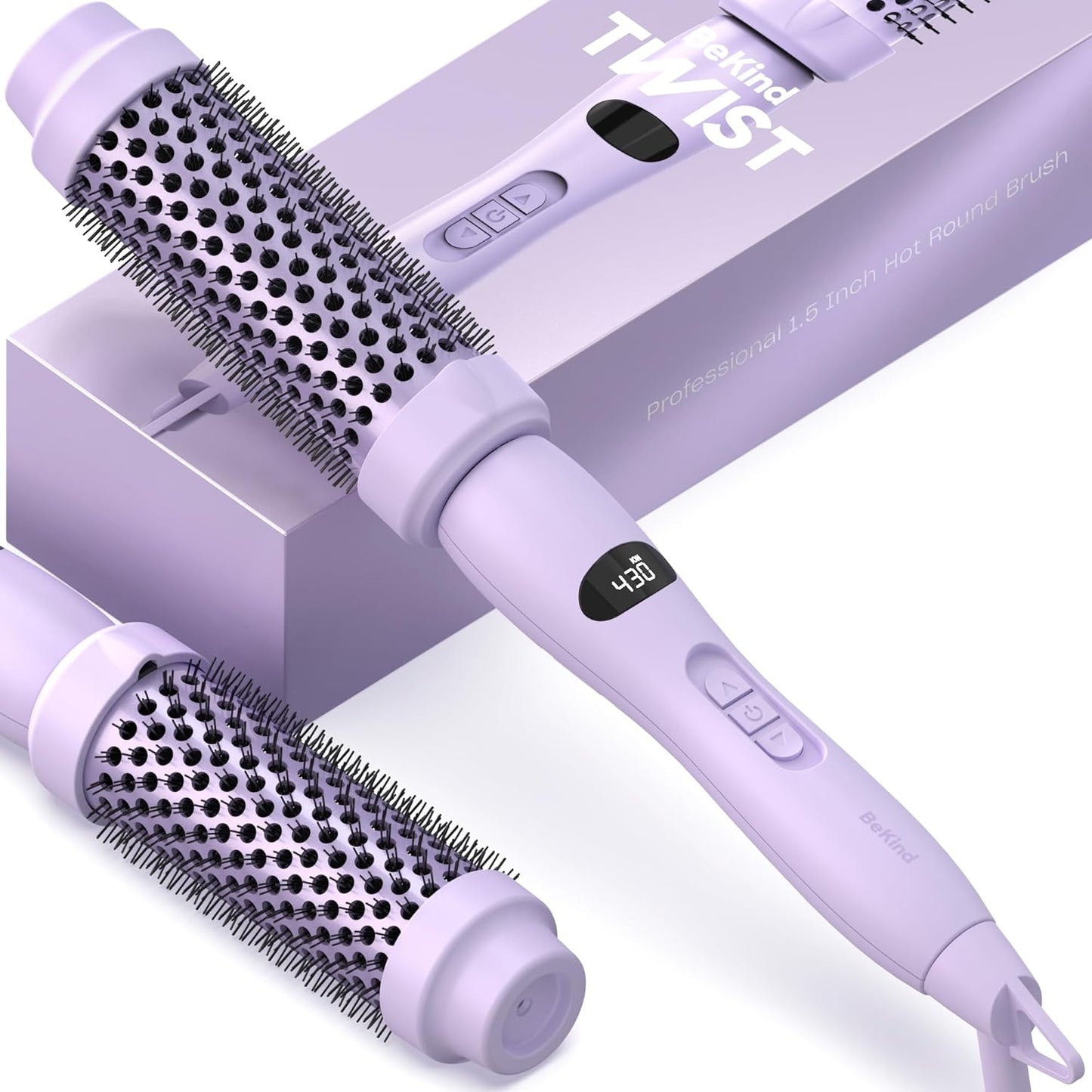 BeKind Twist Pro - Cepillo térmico mejorado de 1.5 pulgadas, versát...