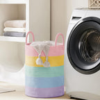 YOUDENOVA Cesta para Ropa Sucia, Cesta de Ropa Tejida Alta de 58L p...
