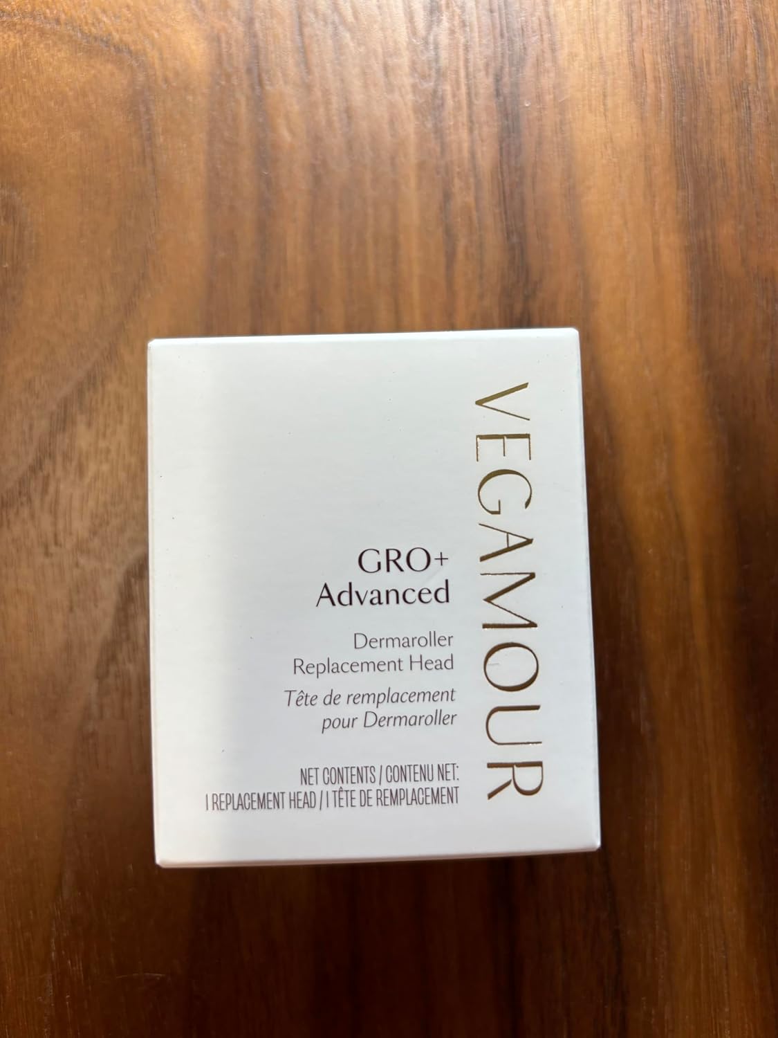VEGAMOUR GRO+ Advanced Dermaroller - Cabezal de repuesto | 1200 microagujas 0.010 in herramienta para cuero cabelludo | Exfolia suavemente el cuero cabelludo | (sin mango, solo cabezal de repuesto)