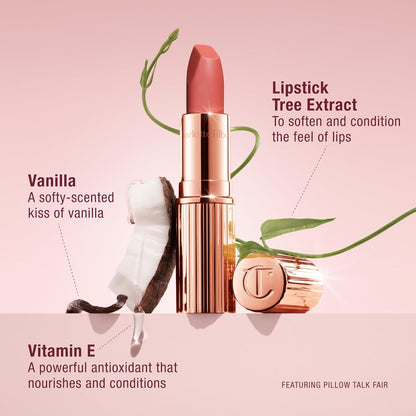 Charlotte Tilbury Pillow Talk Dreams Come True Kit de Maquillaje - Edición Limitada Juego de Regalo de Belleza de 15 Piezas con Esenciales de Maquillaje para Labios, Ojos y Mejillas en Tonos Icónicos