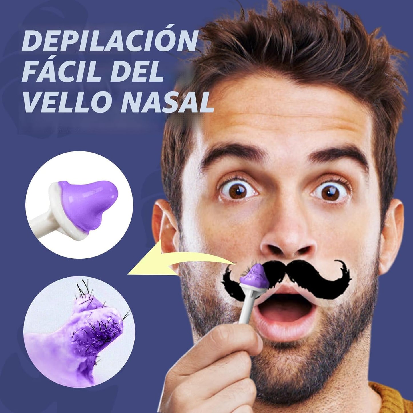 Kit de depilación ANRUZ para mujeres y hombres - Kit de cera digita...