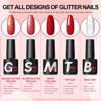 COSCELIA Kit de esmalte de uñas en gel de 53 piezas con luz UV y ki...