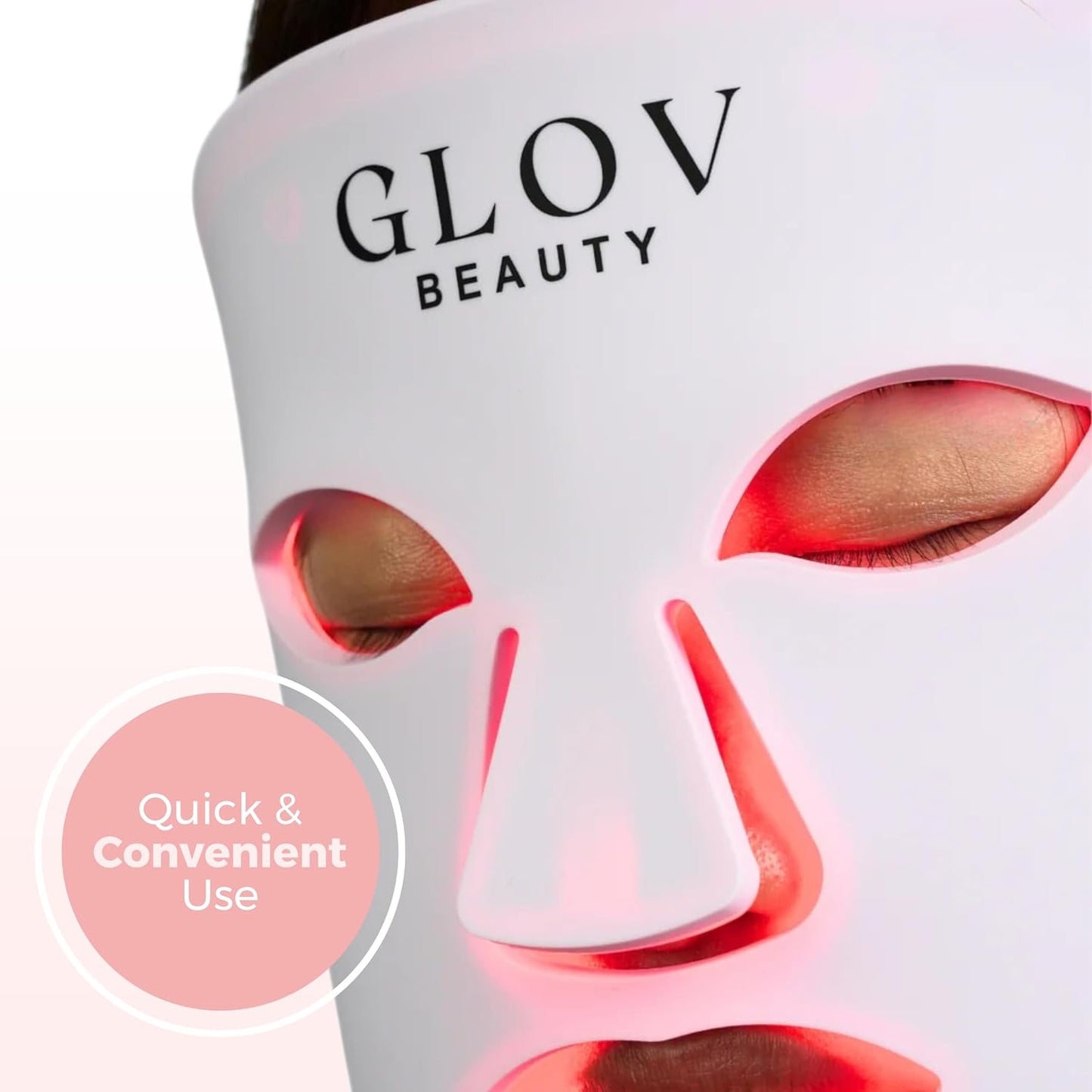 Glov Beauty - Máscara facial LED antienvejecimiento para terapia de...