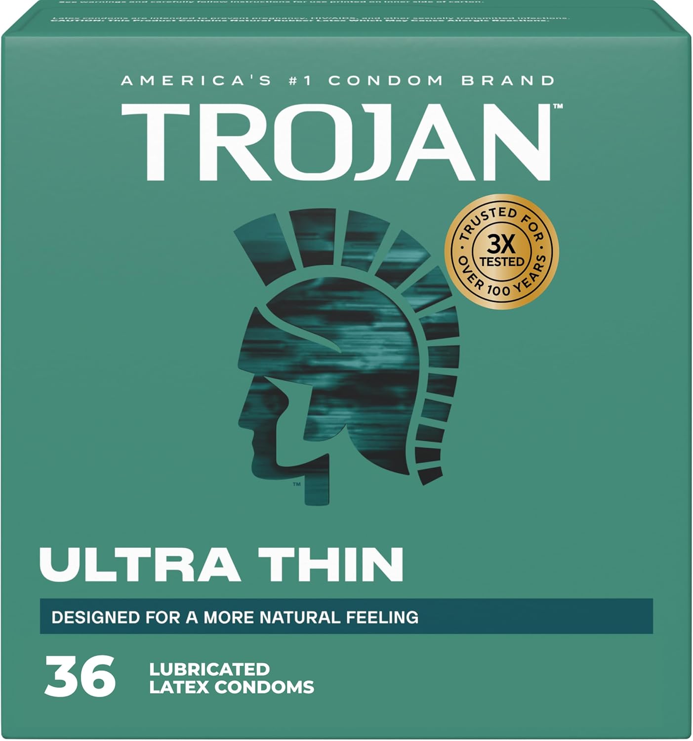 TROJAN Preservativos ultrafinos para sensibilidad, preservativos TR...