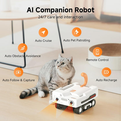 PICKFUN Robot A3 AI Pet Companion con cámara 2K - Cámara inteligent...