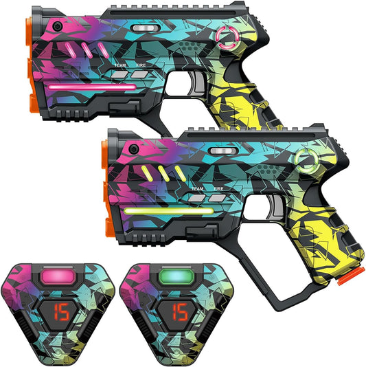 Juego de Laser Tag de 2, Juego de Laser Tag para Niños Juego Interi...