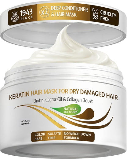 VITAMINS hair cosmetics Mascarilla capilar de queratina, tratamient...