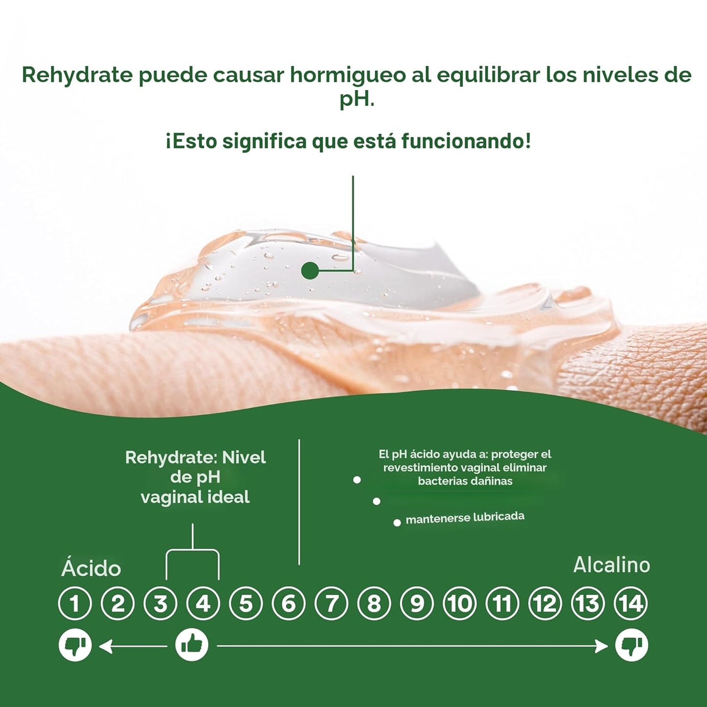 Good Clean Love Rehydrate Gel vaginal ultra hidratante con ácido hi...