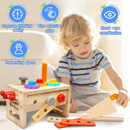 Mgtfbg Juego de herramientas para niños, 29 piezas de herramientas...