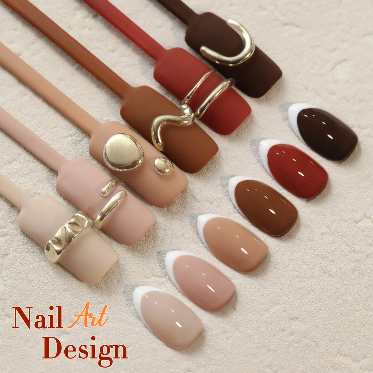 Double Rhythm - Juego de esmalte de uñas en gel de 6 piezas, 15 ml,...