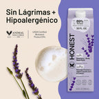 The Honest Company Champú limpiador 2 en 1 para lavado corporal, ca...