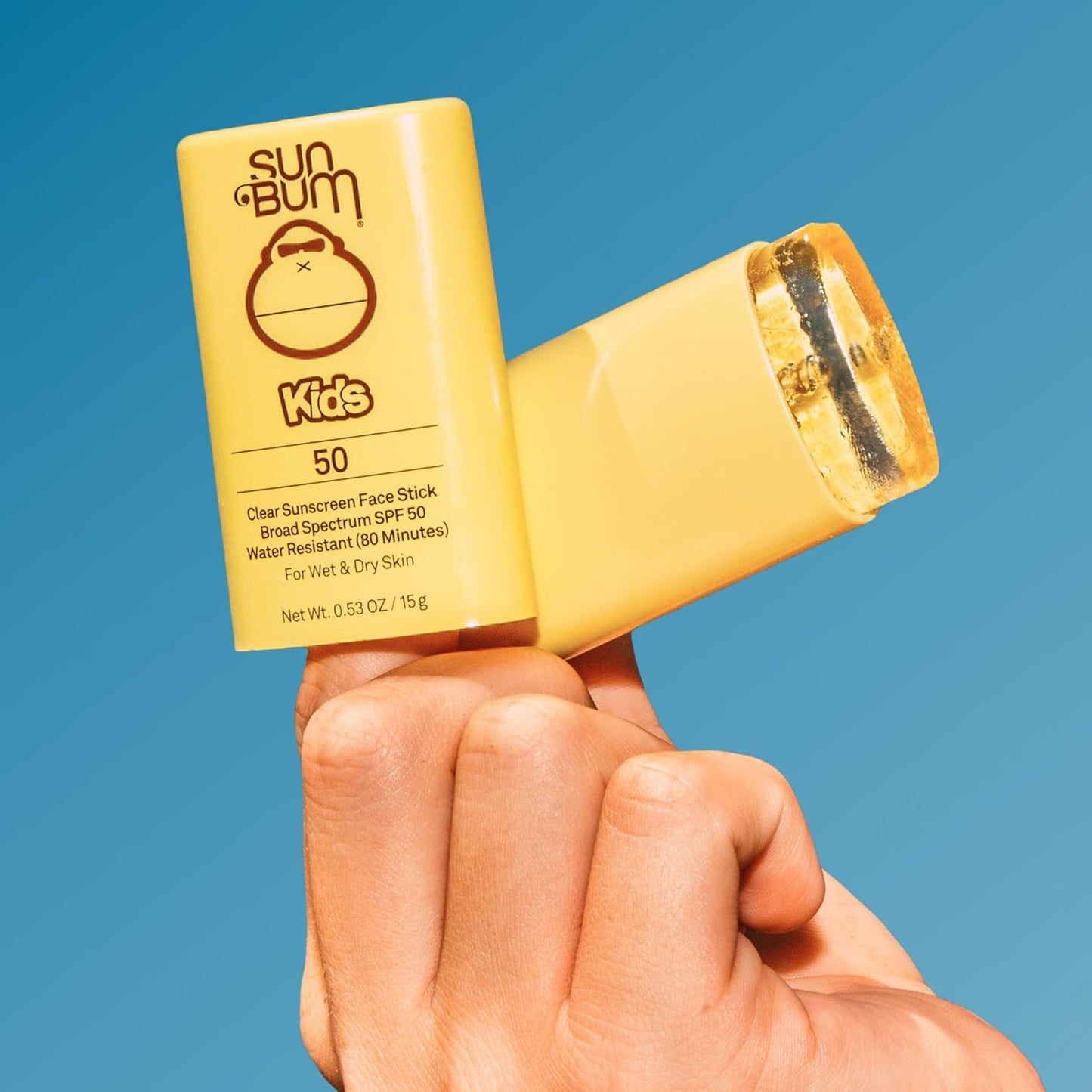 Sun Bum Protector Solar en Barra Facial Transparente SPF 50 para Ni...