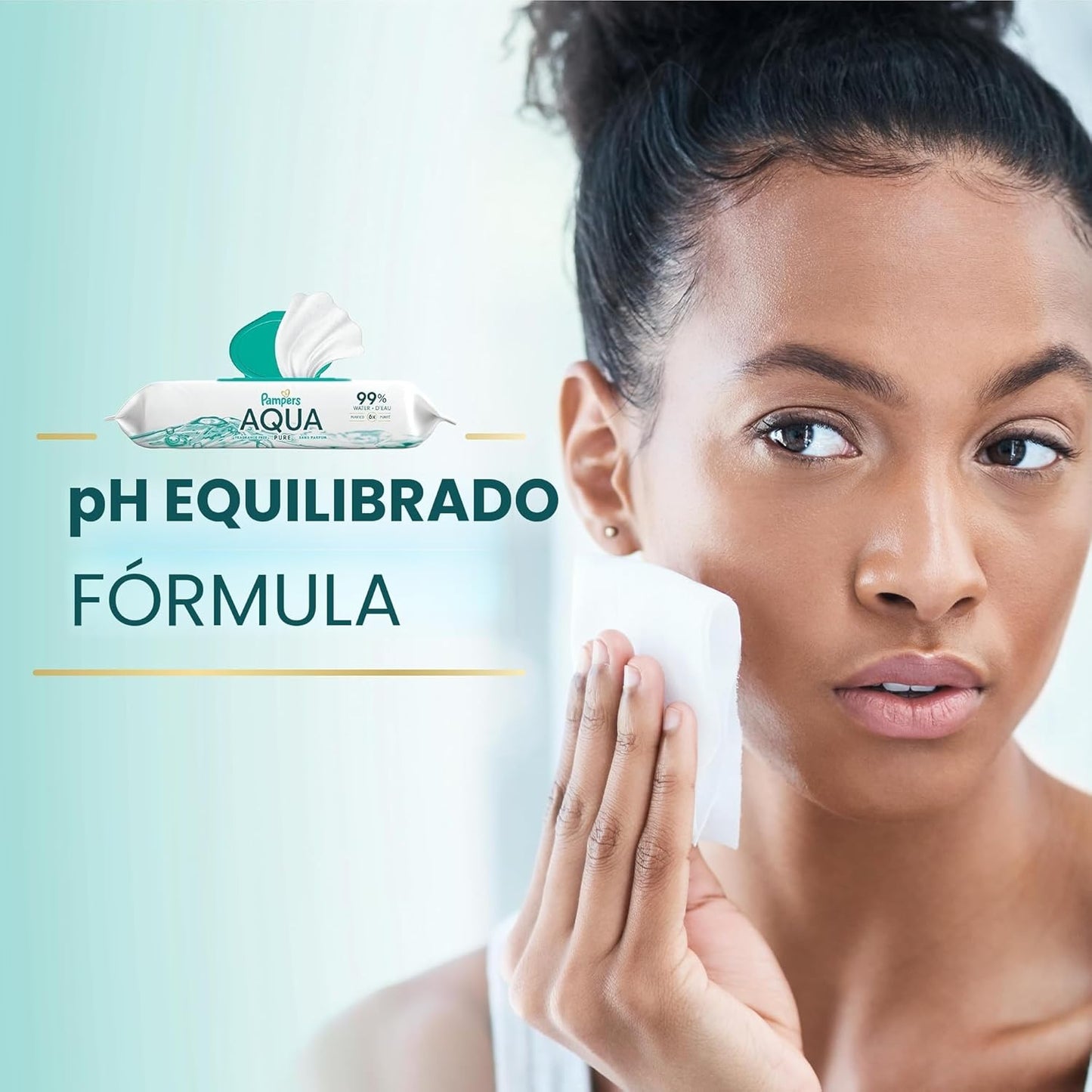 Pampers Toallitas para bebé Aqua Pure, toallitas a base de agua al...