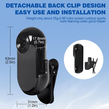 Lian.Ripple.Lian Collar de cámara para mascotas de 1080p HD con gra...