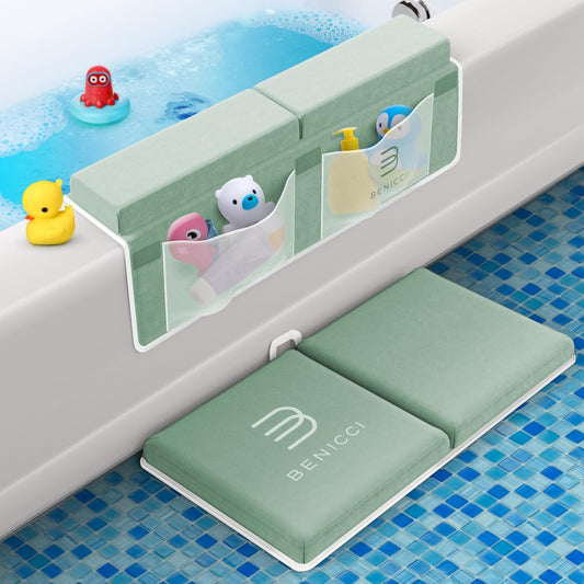 Cómoda almohadilla para arrodillarse en el baño y apoyo para codos...