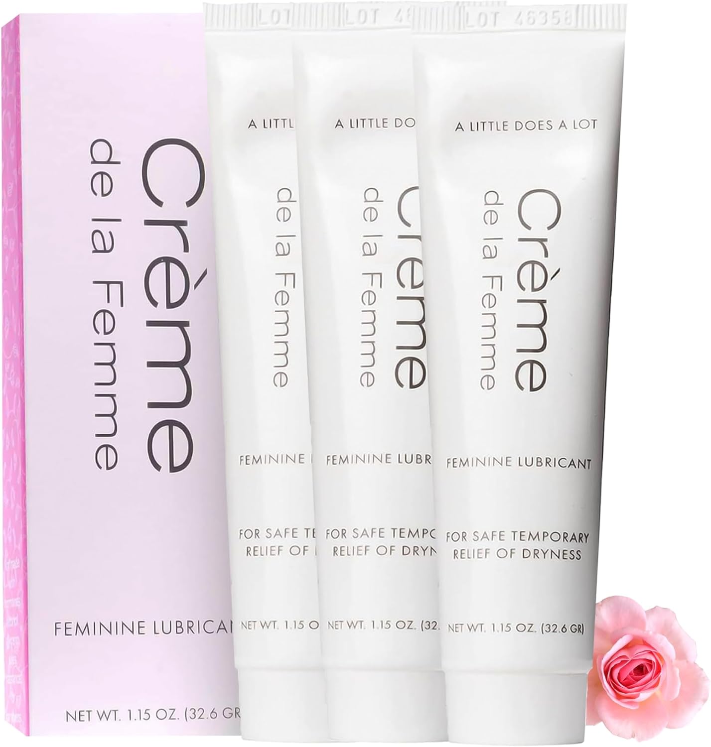 Crema hidratante vaginal diaria Crème De La Femme para un alivio du...