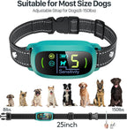 FAFAFROG Collar antiladridos de perro, collar inteligente recargabl...