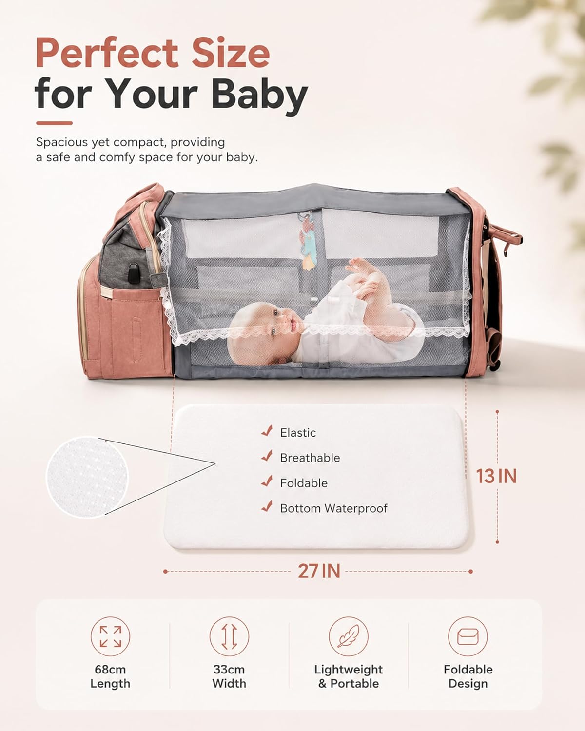 Mochila de pañales para niño negro: Bolsas para bebé y niño pequeño...