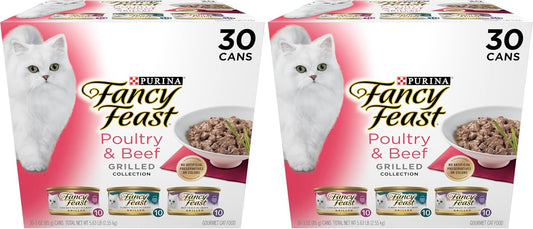 Fancy Feast Purina - Alimento húmedo a la parrilla para gatos, cole...