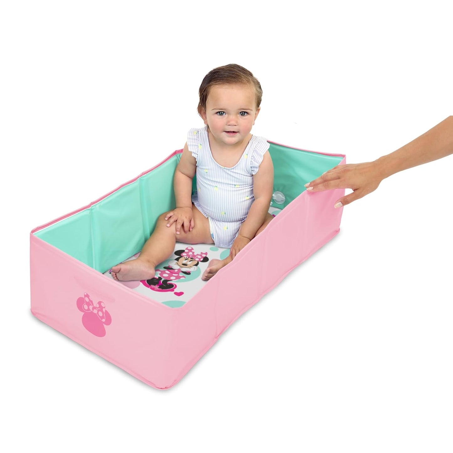 Disney Baby Minnie Mouse Tuckaway - Bañera plegable para niños, con...