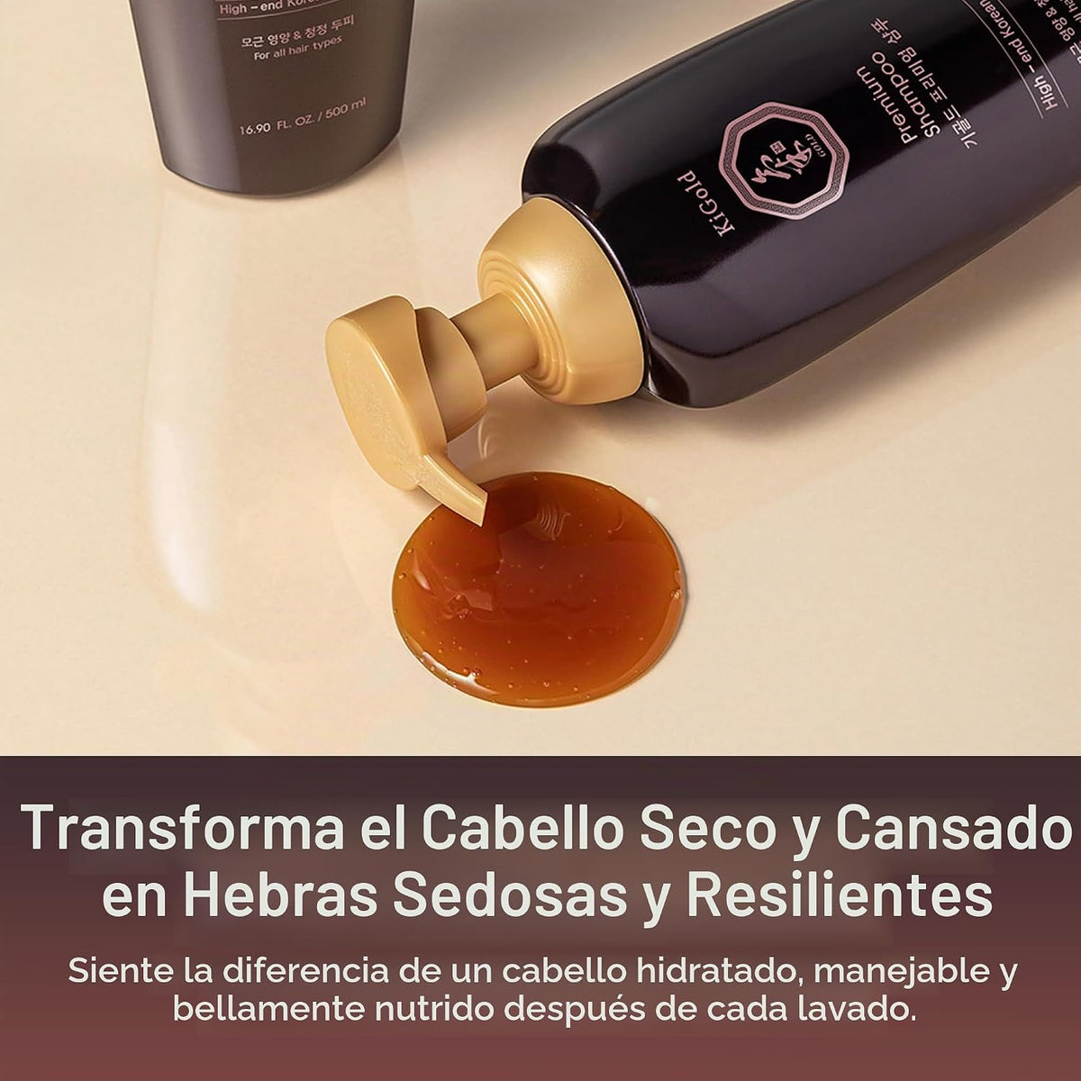 Champú de calidad prémium Doori Daeng Gi Meo Ri Ki para la caída de...