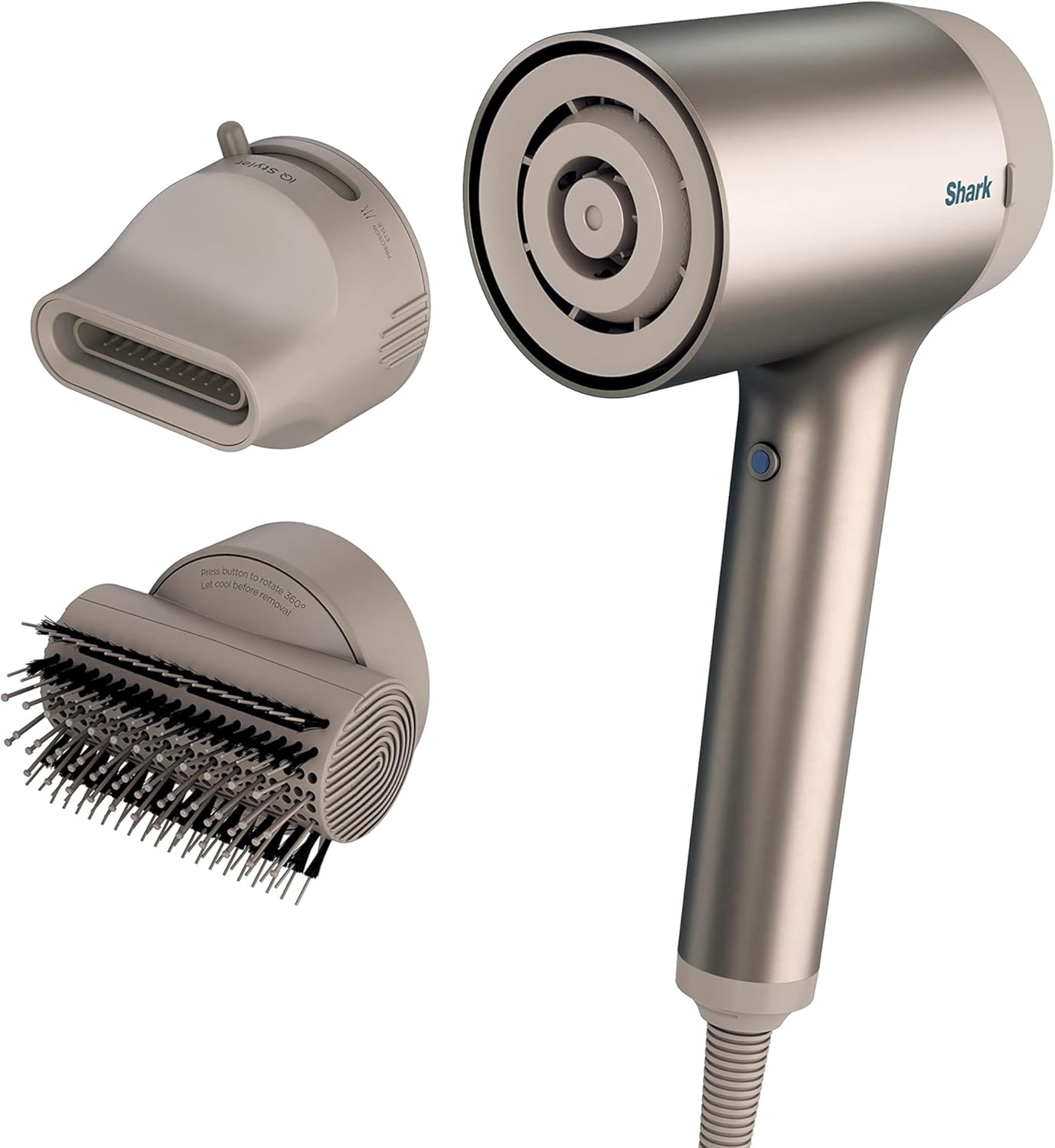 Shark HD112BRN HyperAIR - Secador de pelo de soplado rápido iónico...