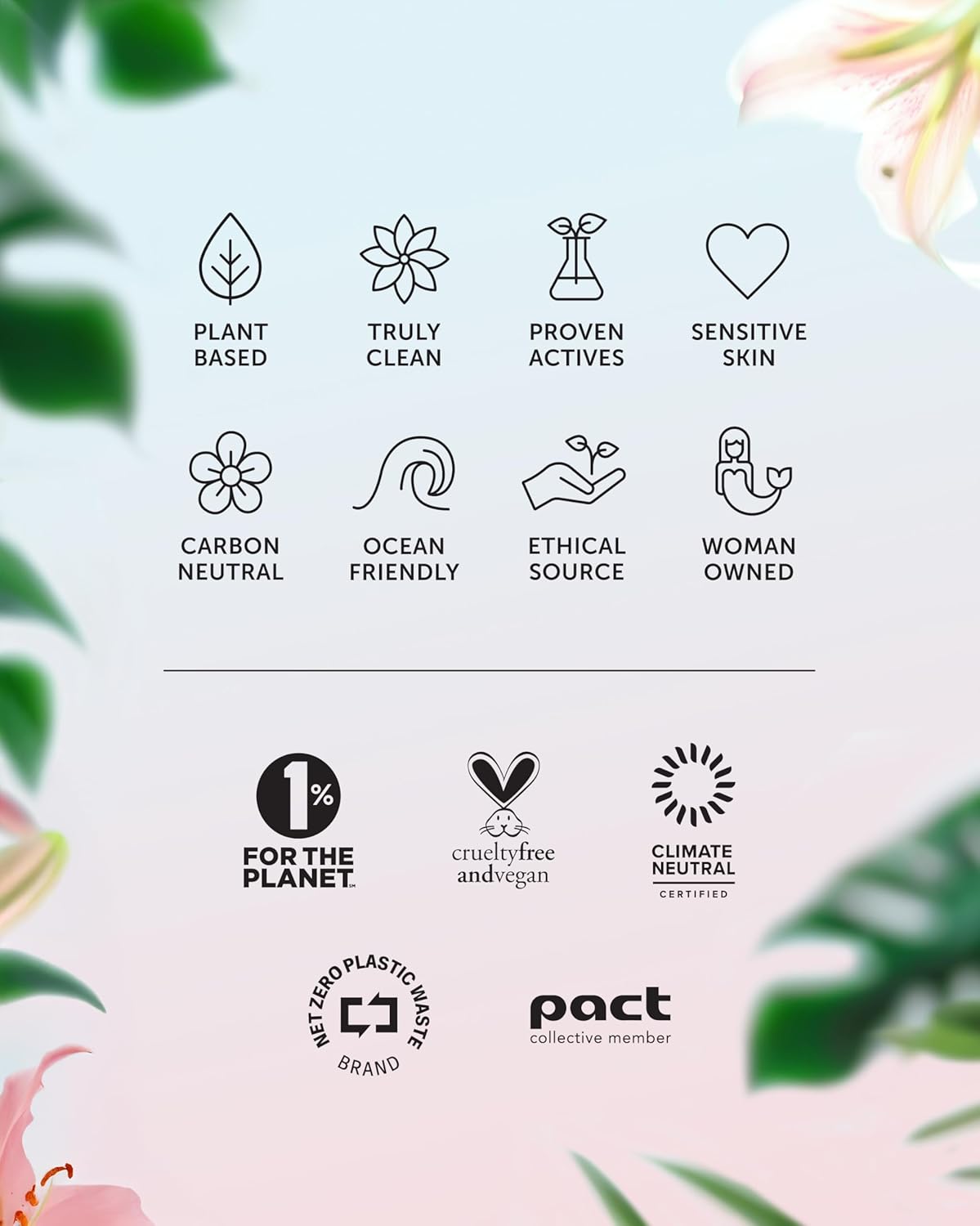 Earth Harbor AHOY LOVE Crema Nutritiva Limpiadora - Limpia sin pelar e hidrata | Hibisco + extracto de algas marinas + jugo de aloe | 100% vegano y botánico | 2 onzas