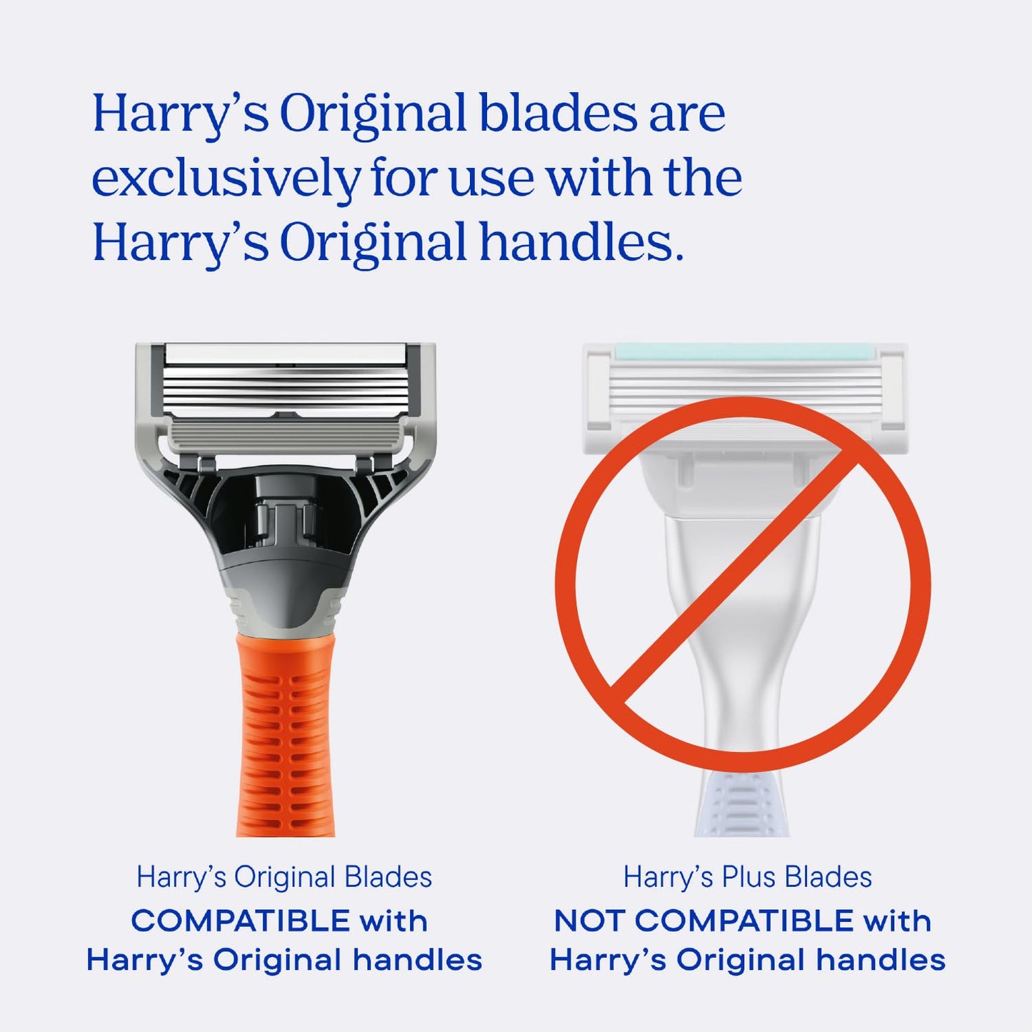 Harry's Original Razor Blades para hombres - 24 maquinillas de afei...