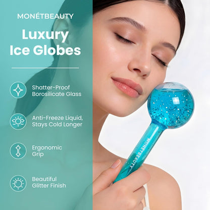 MonétBeauty Globos de Hielo para la Cara, Seguros para el Congelado...