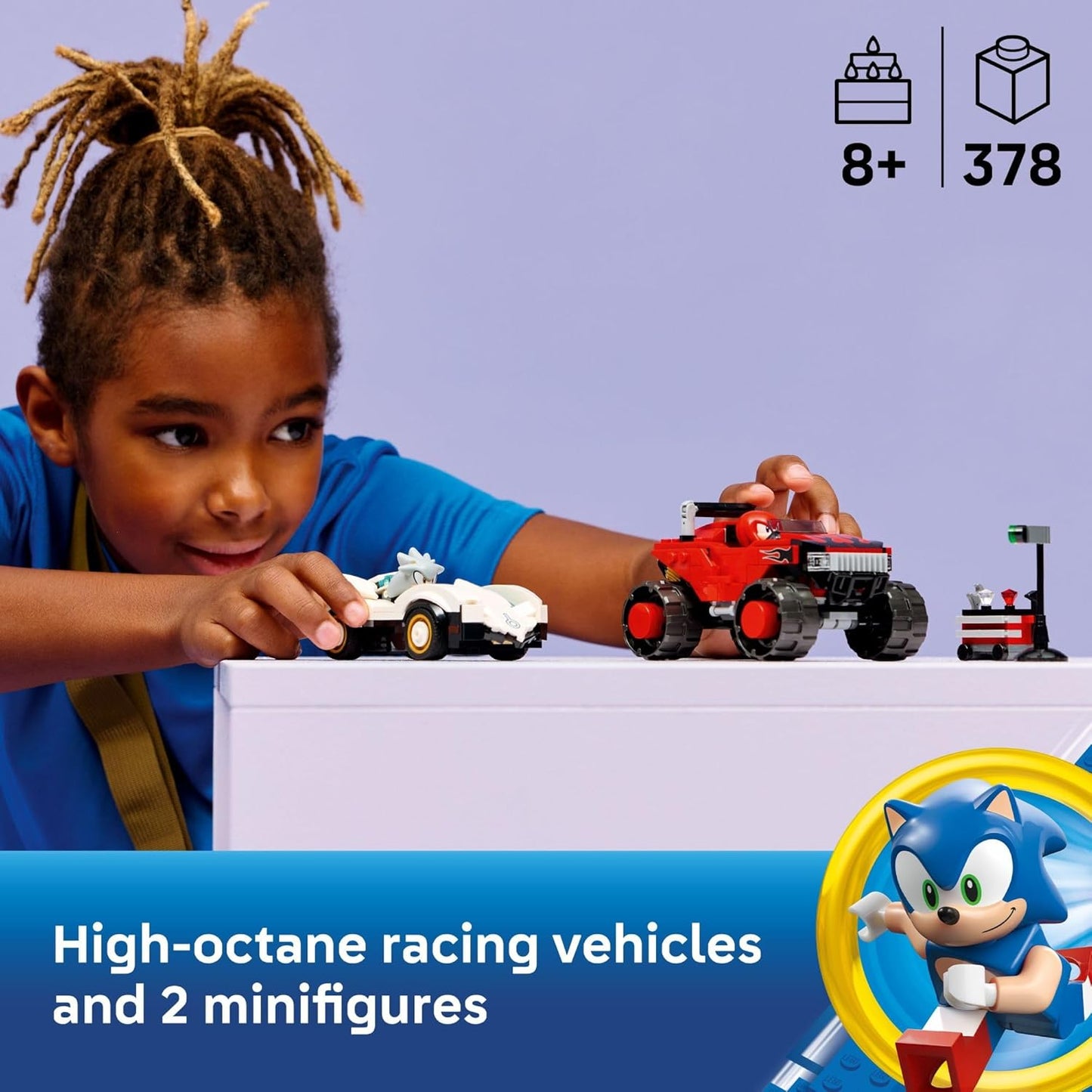 LEGO Sonic The Hedgehog Silver - Juguete de construcción