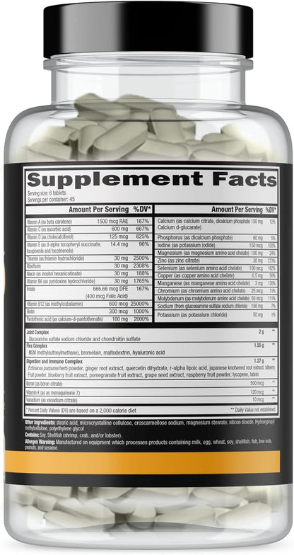 CONTROLLED LABS Orange Triad Multivitamina diaria, suplemento depor...