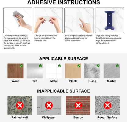 Boweike Organizador de montaje en pared compatible con el secador d...