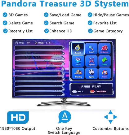 FHYRGF [32000 en 1 78S Pandora Box Arcade Game Console Compatible c...