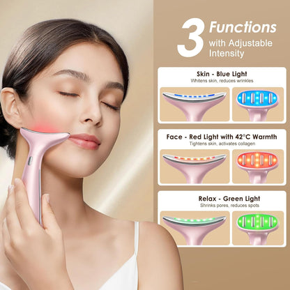 AZMAVO Dispositivo de cuidado de belleza multiárea 4 en 1 con cabez...