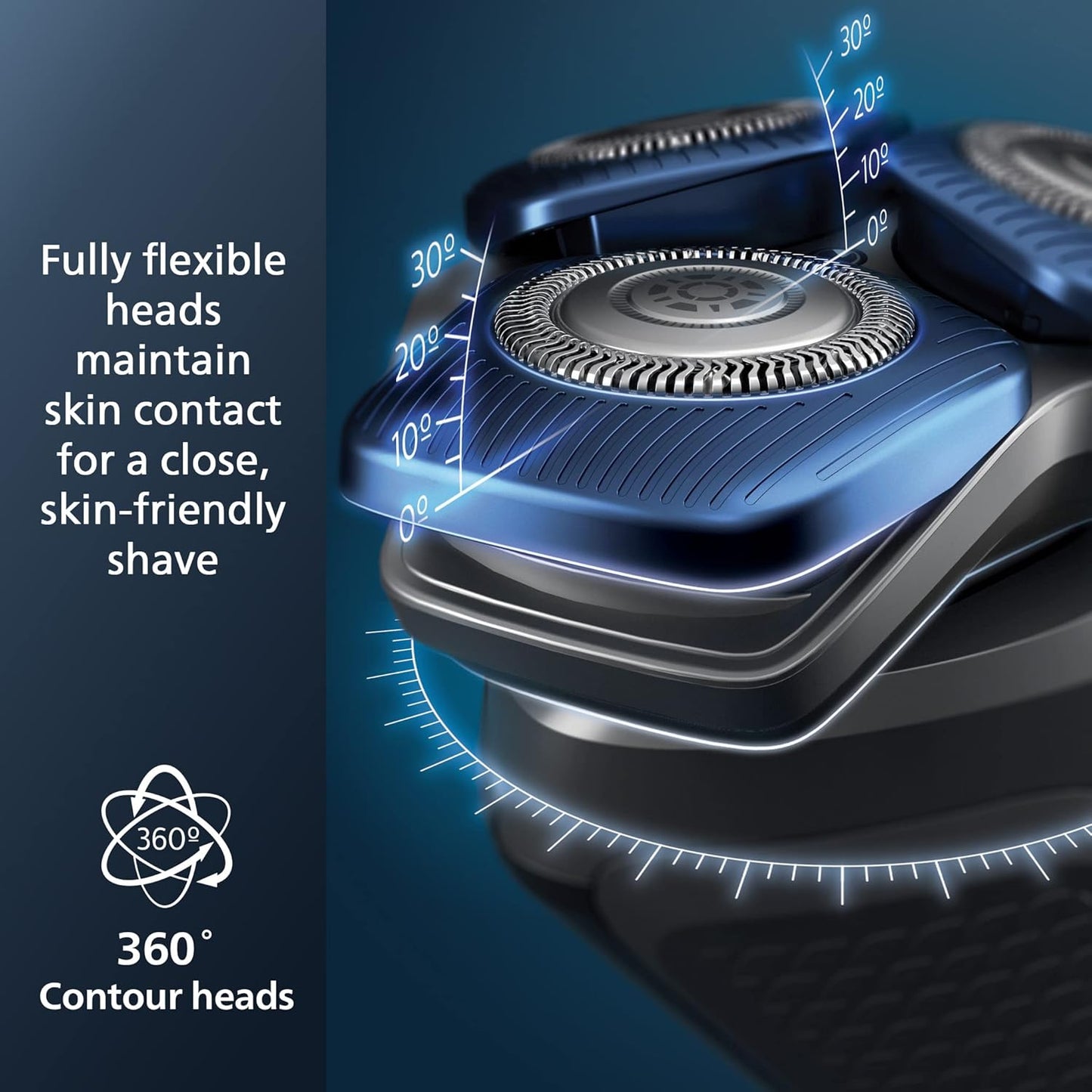 Philips Norelco Shaver 7200 - Afeitadora eléctrica recargable en se...
