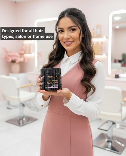 Frizzia Mascarilla capilar ULTRA Colágeno, FÁCIL de usar. Con aceit...