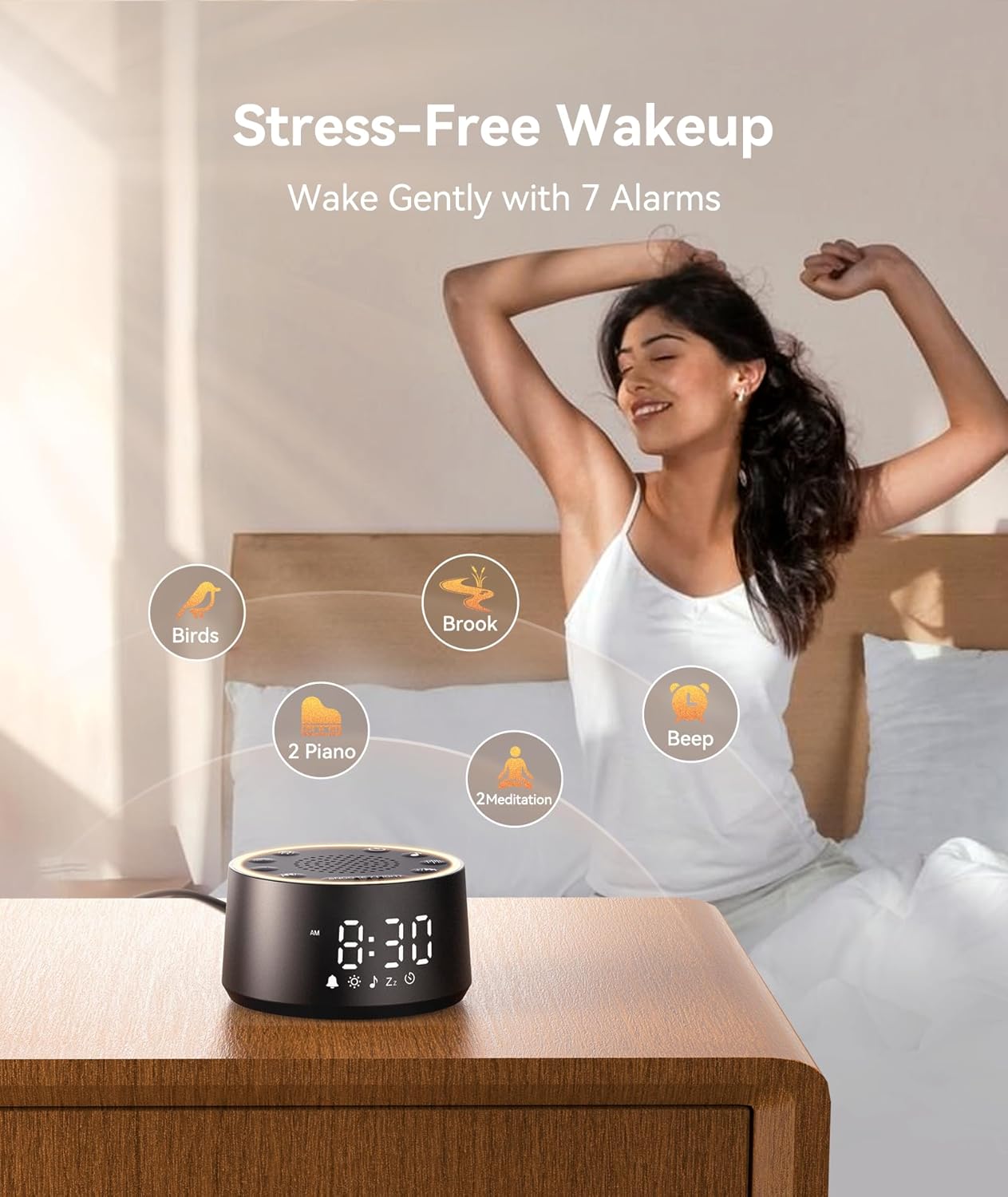 Dreamegg Máquina de Sonido para Dormir - Máquina de Sonido de Ruido...
