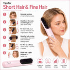 Go Brush Pro para Cabello Corto 2026, Cepillo Alisador de Cabello I...