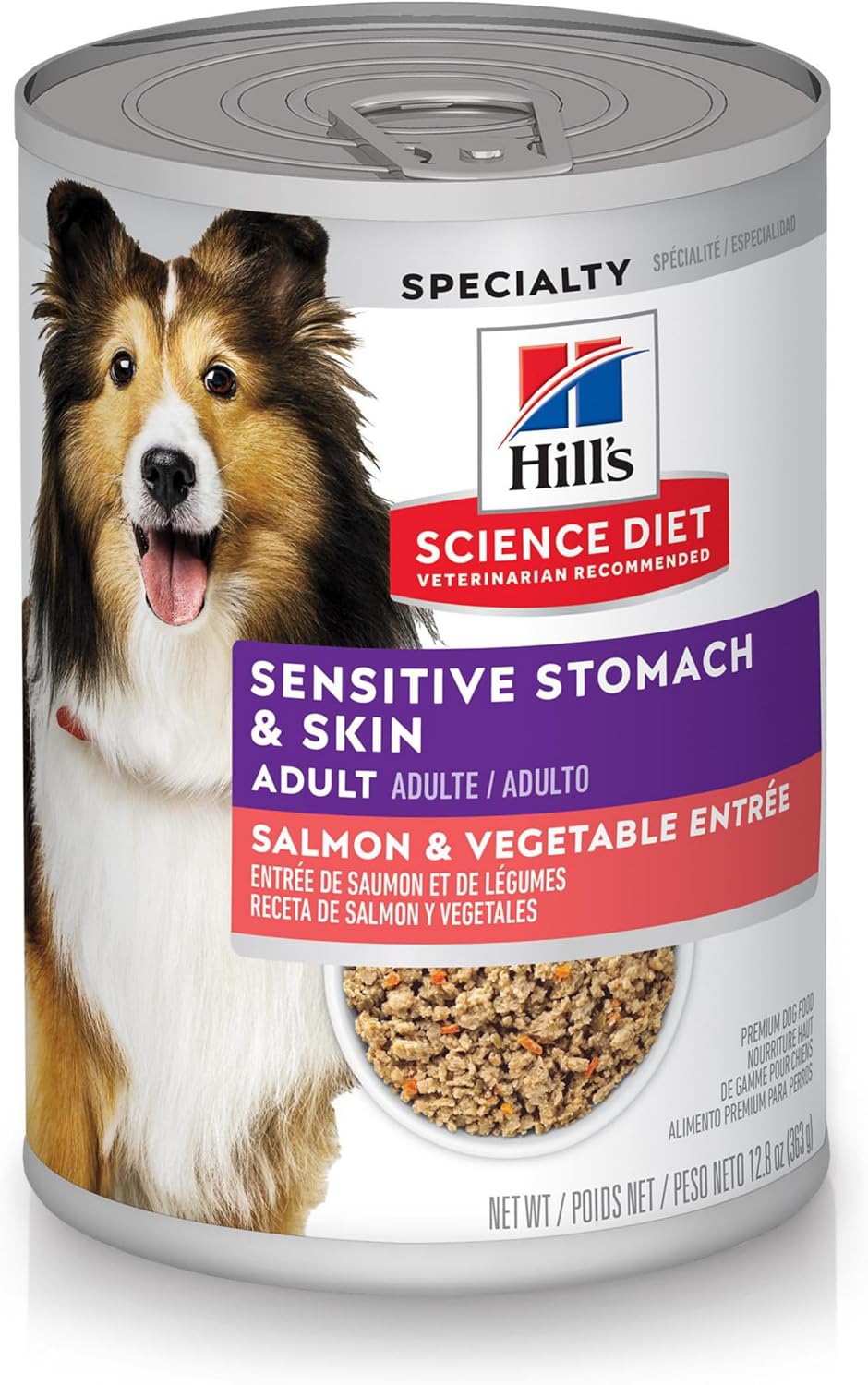 Hill's Science Diet Alimento húmedo para perros adultos sensibl...