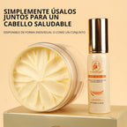 Aomimegel Juego de mascarilla capilar de aceite de argán para repar...