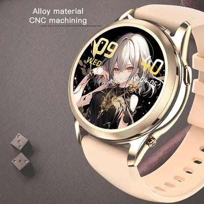 HYDZXINGW Reloj inteligente para mujer con auriculares, 2 en 1 TWS...
